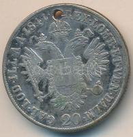 Ausztria 1841A 20Kr Ag "I. Ferdinánd" T:3 ly. Austria 1841A 20Kr Ag "Ferdinand I" C:F hole