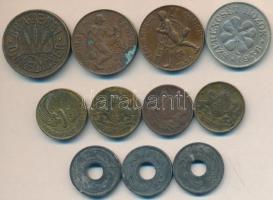 1936-1938. szerencsepénz (3x) + 1933. BSZKRT kis szakaszjegy (4x) + 1943. BSZKRT váltójegy (3x) + &q...