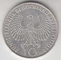 NSZK 1972D 10M Ag "Olimpia-München / Láng" T:2
GFR 1972D 10 Mark Ag "Olymics Munich /...
