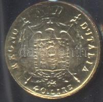 DN. "Napoleon 40L"  modern mini Au pénz 0.333 minőségű T:BU
ND. "Napoleon 40 Lire&quo...