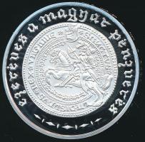 2001. 3000Ft Ag "Ezeréves a magyar pénzverés" T:PP Tanúsítvánnyal és ismertetővel