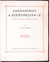 Dr. Révay József: Zarándokút a Szenthelyekre a Szentévek történetével. 17 színes műmelléklettel, Bp. 1933. Franklin-Társulat Kiadása. Kiadói egészbőr kötésben, ázás nyomaival, néhány lap hiányos