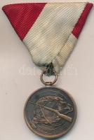 1932. "Nagybányai Vitéz Horthy Miklós Polgári Lövészegyesület" Br sportérem (29mm) szalagg...