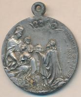 1915. "Hungaria S.Cordi Consecrata 1915 / Hungaria B.M.V. Devota 1038" fém medál Szt. Istv...