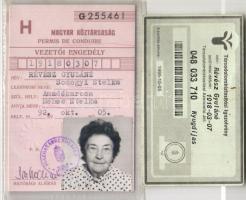1992 Vezetői engedély és TB Kártya
