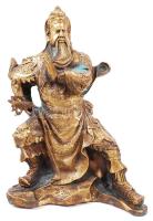 Guang harcos, réz szobor /  Guang fighter, brass figure, 22cm