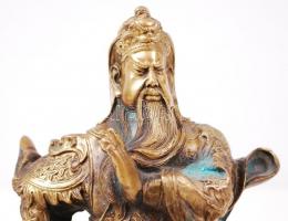 Guang harcos, réz szobor / 
Guang fighter, brass figure, 22cm