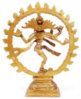 Shiva, sárgaréz öntvény / 
Shiva, cast brass figure, 23cm