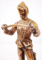Hadik-huszár, bronz figura / 
Hadik Hussar, bronze figure, 23cm