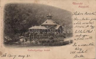 1899 Kassa Csermely-völgy, kioszk / valley with kiosk (fl)