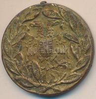 Szerbia 1912. "Első Balkán-háború Emlékérem 1912" aranyozott Br medál (35mm) szign.: Hugue...