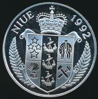 Niue 1992. 5$ Ag "Bounty-hajó" T:PP
Niue 1992. 5 Dollars Ag "ship Bounty" C:PP