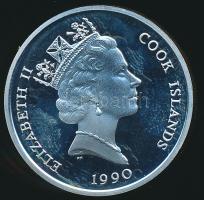 Cook-szigetek 1990. 10$ Ag "500 éve fedezték fel Amerikát" T:PP
Cook Islands 1990. 10 Doll...