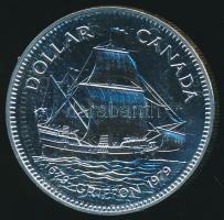 Kanada 1979. 1$ Ag "Griffon-hajó" T:PL  Canada 1980. 1 Dollar Ag "Griffon ship" C:PL