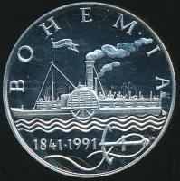 Csehszlovákia/Cseh és Szlovák Szövetségi Köztársaság 1991. 50K Ag "Bohémia gőzhajó" T:PP
C...