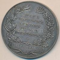 1913. "A Debreczeni Kereskedelmi és Iparkamara Kitüntető Érme" Ag emlékérem, hátlapján gravírozással szign.: LÖFKOVITS (44,41g/0.900/50mm) T:2