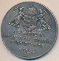 1913. "A Debreczeni Kereskedelmi és Iparkamara Kitüntető Érme" Ag emlékérem, hátlapján gra...