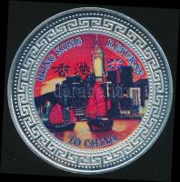 Hongkong 1997. 1$ Ag "Visszatérés Kínához-hajók" bicolor érme piros T:PP
Hong Kong 1997. 1...