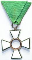 1935-1945. "Magyar Érdemrend lovagkeresztje" zománcozott Br kitüntetés, medalion hiányzik,...