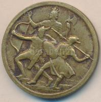 1943. "Leventeverseny" Br emlékérem (32mm) szign.:BERÁN LAJOS T:2