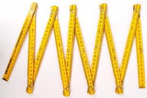 Roplasto colstok / 
Folding rule, 2m