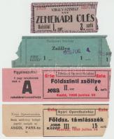 1929 4db budapesti mozijegy /  Cinema tickets