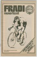 1976 Fradi Műsorfüzet. Az FTC kerékpár-szakosztályának történetéből. Arany Mokka Nagy Díj