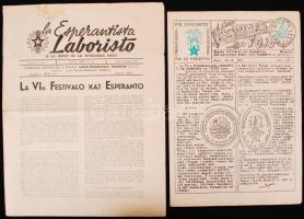 1957 3-féle eszperantó újság: La Praktiko, Per Esperanto, La Esperantista Laboristo
