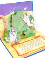 3 db 3D mesekönyv: János vitéz, régi, szép állapotban, Az első Karácsony, Jancsi és Juliska