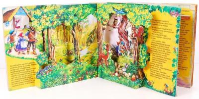 3 db 3D mesekönyv: János vitéz, régi, szép állapotban, Az első Karácsony, Jancsi és Juliska