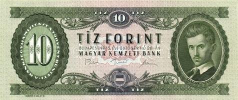 1975. 10Ft (2x) egymás utáni sorszámmal T:I