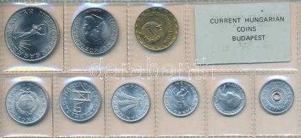 1981. 9db klf érmés forgalmi sor fóliatokban T:1