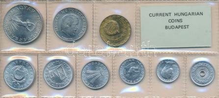 1982. 2f-10Ft 9db klf érmés forgalmi sor fóliatokban T:1
