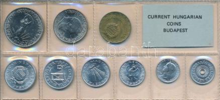 1979. 2f-10Ft 9db klf érmés forgalmi sor fóliatokban T:1