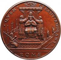 Olaszország / Pápai Állam ~1600. "IV. Jenő pápa / Pápai székfoglalása" Br emlékérem, szign...