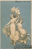 Art Nouveau, litho Emb.