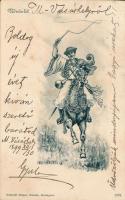 1899 Hungarian folklore, wrangler, s: Carl Henckel (EK)