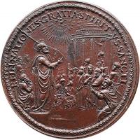 Olaszország / Pápai Állam ~1580. "XIII. Gergely pápa / Szent Pál prédikációja" Br emlékére...