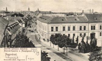 Nagyvárad main street, army barracks