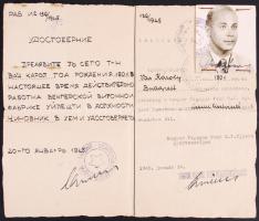 1944 Munkaszolgálatos zsoldkönyv + egy igazolvány