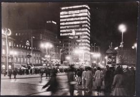 1966 Papp Laci és Adler Zsigmond (edzője) által írt képeslap