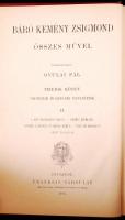 Báró Kemény Zsigmond Összes Művei IX-XI.: Történelmi és irodalmi tanulmányok I-III. Kiad. Gyulai Pál...