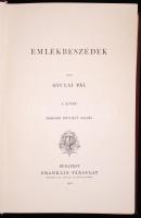 Gyulai Pál: Emlékbeszédek I-II. Második, bővített kiadás. Bp., 1902, Franklin-Társulat. Kiadói, egys...