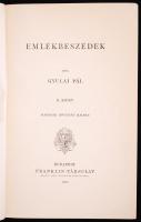 Gyulai Pál: Emlékbeszédek I-II. Második, bővített kiadás. Bp., 1902, Franklin-Társulat. Kiadói, egys...