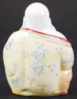 Nevető Buddha, kézzel festett / 
Laughing Buddha, hand painted, 10cm