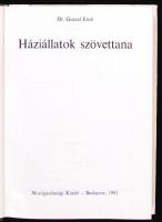 Dr. Guzsal Ernő: Háziállatok szövettana. Bp., 1981, Mezőgazdasági Kiadó. Kiadói egészvászon kötésben...