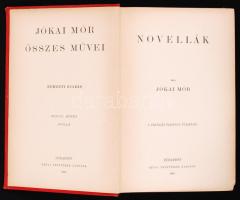 Jókai Mór Összes Művei. Nemzeti Kiadás XXXVII.: Novellák. Bp., 1895, Franklin-Társulat - Révai Testvérek. Kiadói, gazdagon díszített, aranyozott, Gottermayer-féle egészvászon sorozatkötésben, jó állapotú