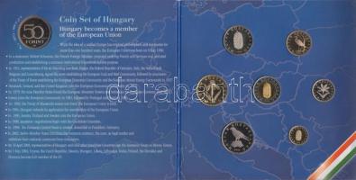 2004. 1Ft-100Ft 8klf db, szettben, benne 50Ft "Magyarország az EU tagja". Csak 7000db! T:P...