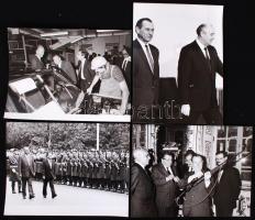 1988-1989 13db sajtófotó Grósz Károlyról, az MSZMP főtitkáráról, 18x24cm