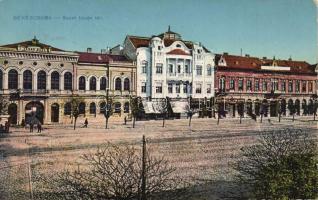 Békéscsaba Szent István tér, polgári leányiskola, Fischer üzlete